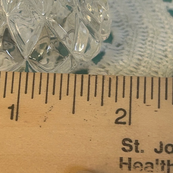 Boxed 1990 Jonal Full Lead Crystal Christmas Kiss Ornament Germany - Picture 7 of 8